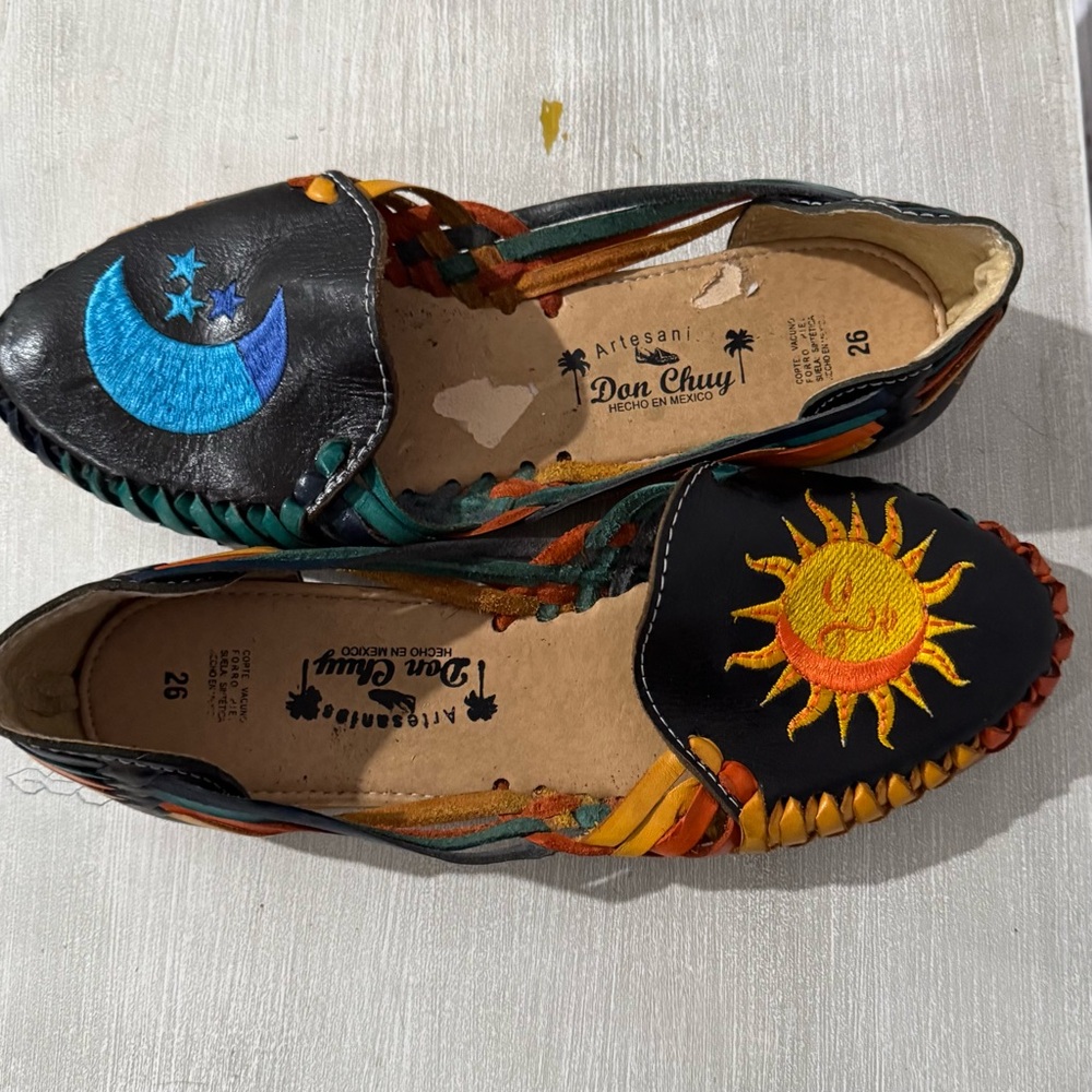 Don Chuy Artesian Huarache Women’s Handmade Leather Shoes - Picture 3 of 8